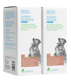 VALETUMED Pflegeset Ohrenreiniger Sensitive & Augenpflege Sensitive, 75 + 100 Ml