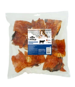 Dehner Lieblinge Hundesnack Rindergaumenfleisch, 400 G