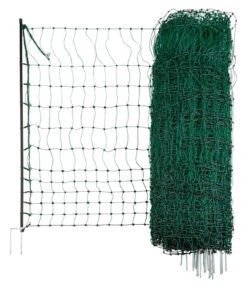 KERBL Geflügelnetz PoultryNet, Doppelspitze, Ca. 25 M