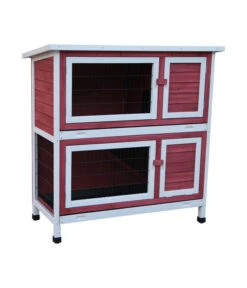 Dehner Kaninchenstall Landhaus, Ca. B114/H116/T57 Cm