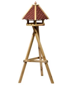 Dehner Natura Futterhaus Alpbach, Inkl. Ständer, Ca. B68/H148/T62 Cm