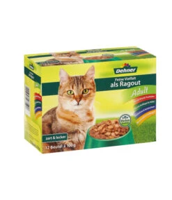 Dehner Nassfutter Für Katzen Feine Vielfalt Als Ragout Adult, 12 X 100 G