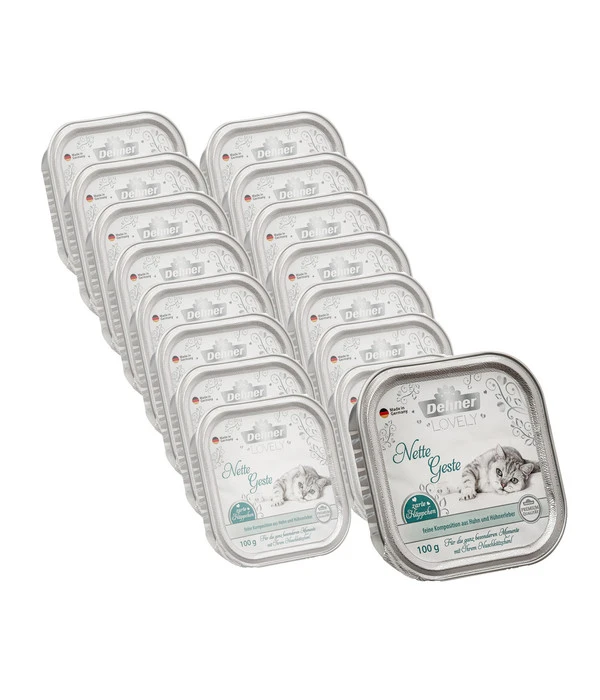 Dehner Premium Lovely Nassfutter Für Katzen Nette Geste