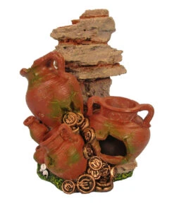 ORBIT® Aquariumdeko Fässer Mit Felsen